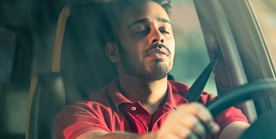 вождение, авария, усталость, сон