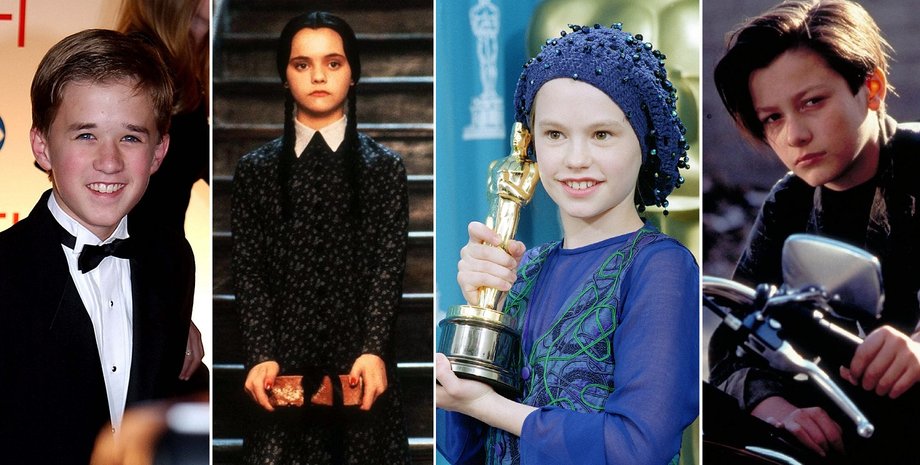 Хейлі Джоел Осмент, Крістіна Річчі, Анна Пекуін, Едвард Ферлонг, актори, діти-актори