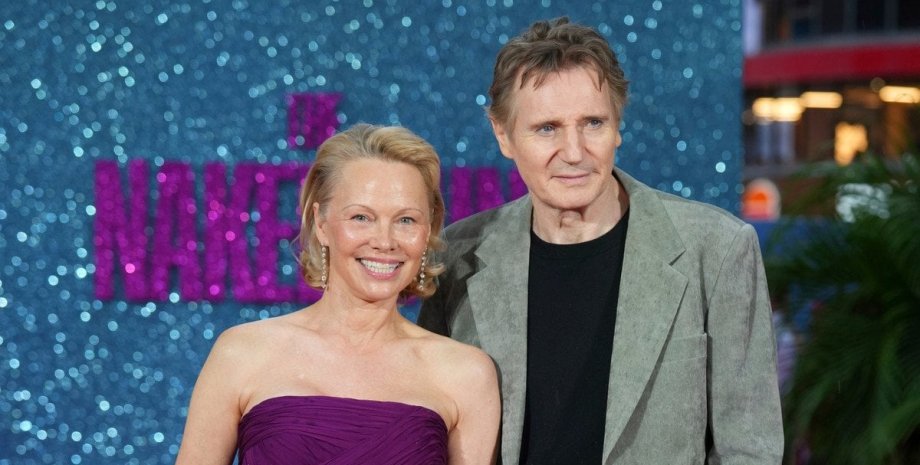 Памела Андерсон и Лиам Нисон Отношения между Памелой Андерсон и Лиамом Нисоном