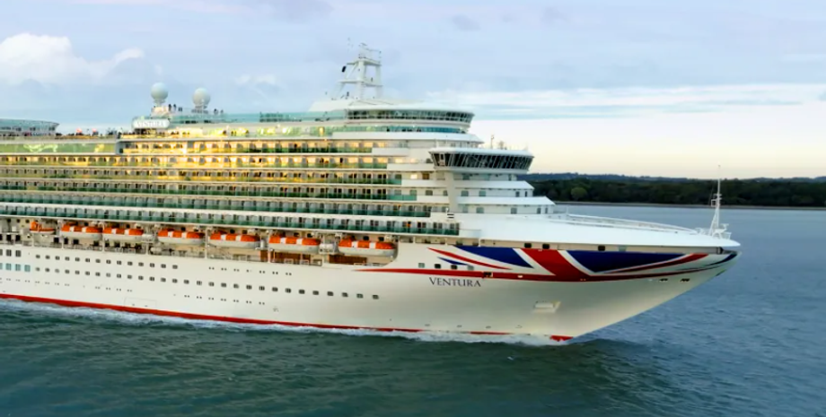 Круїзний лайнер Ventura, корабель, подорож, блювотний вірус, подорож, туризм, скандал, Велика Британія