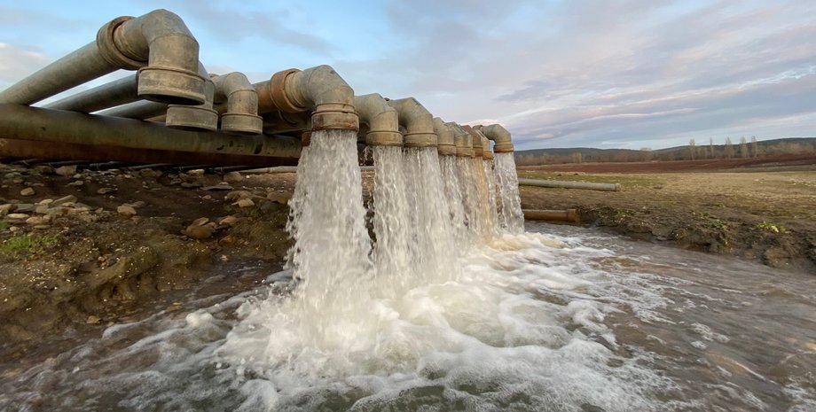 Подача воды в Крым, трубы, вода