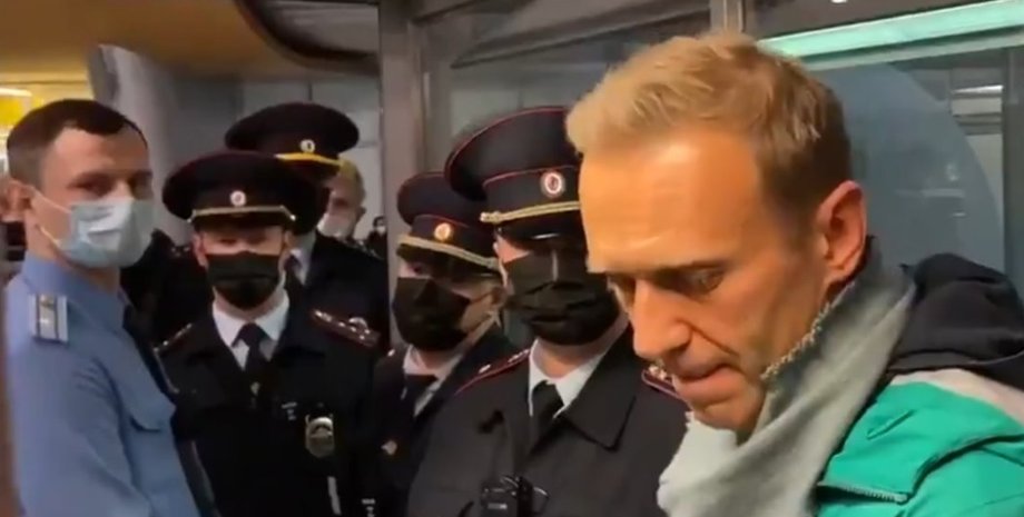 алексей навальный, задержание