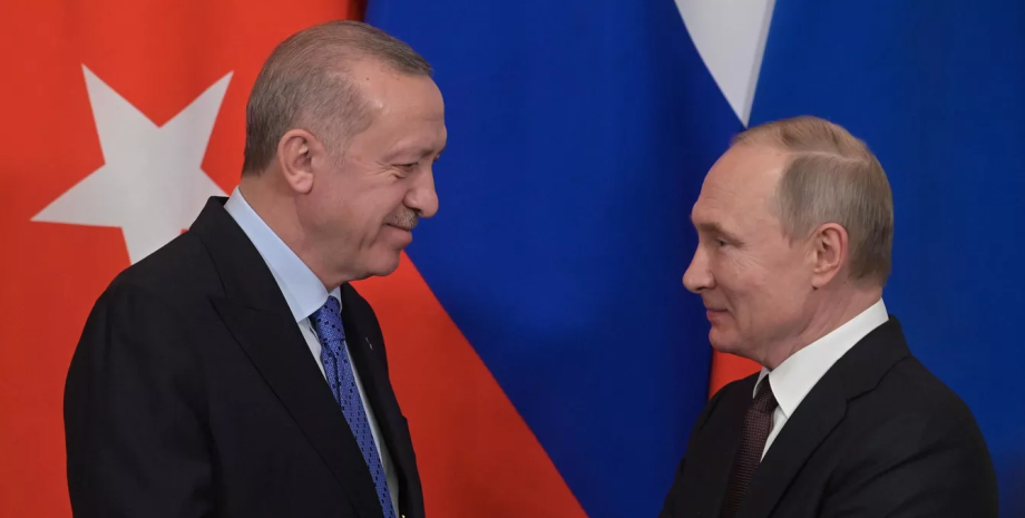Эрдоган и Путин , Владимир Путин, Реджеп Эрдоган, президент, президент России, президент Турции