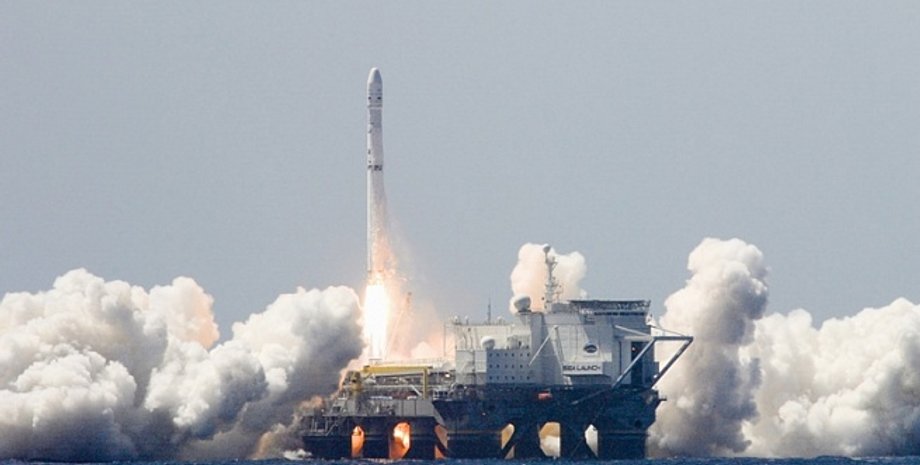 Спутник, запуск, Украина, космодром, океан, орбита