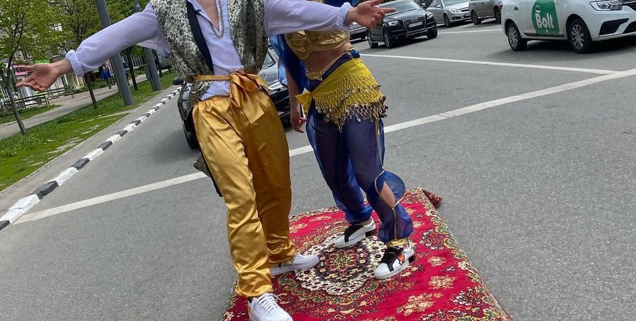 Жасмин, Алладин, Харьков, ковер-самолет, Алладин в Харькове, полиция, штраф, алладин на ковре-самолете