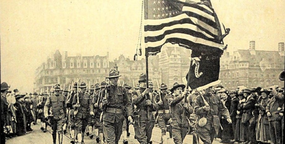 американський експедиційний корпус, перша світова війна, піхота першої світової
