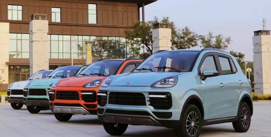 китайский порше кайен, китайские копии, китайские клоны, китайские клоны, копии Porsche