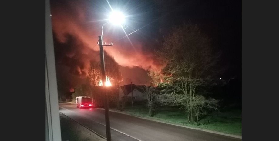 пожежі в РФ