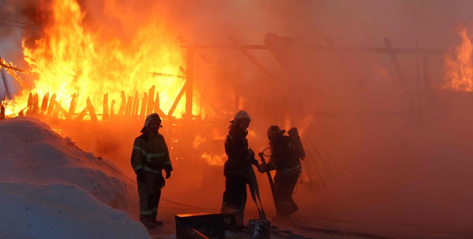 пожежа, вогонь, томськ