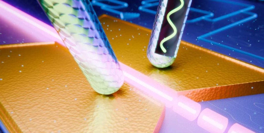 модулятор із золота модулятор, перенесення даних, оптоволокно