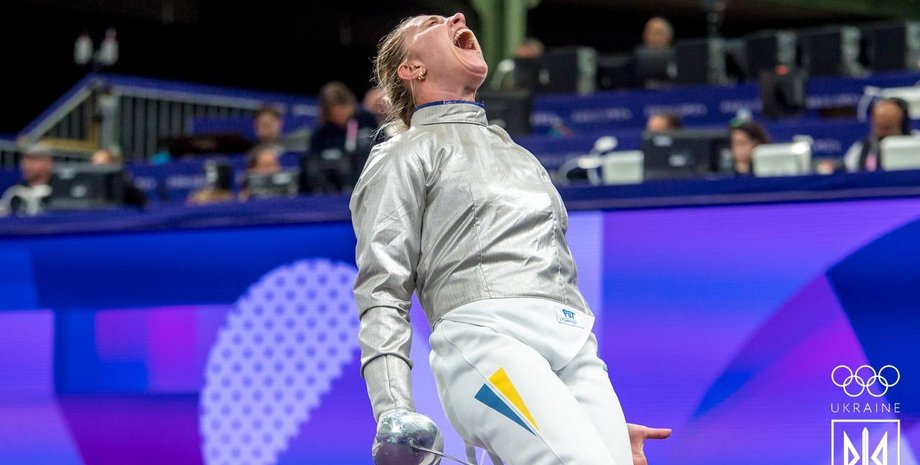 ольга харлан, олімпіада 2024, олімпіада у франції, фехтування, чемпіонка