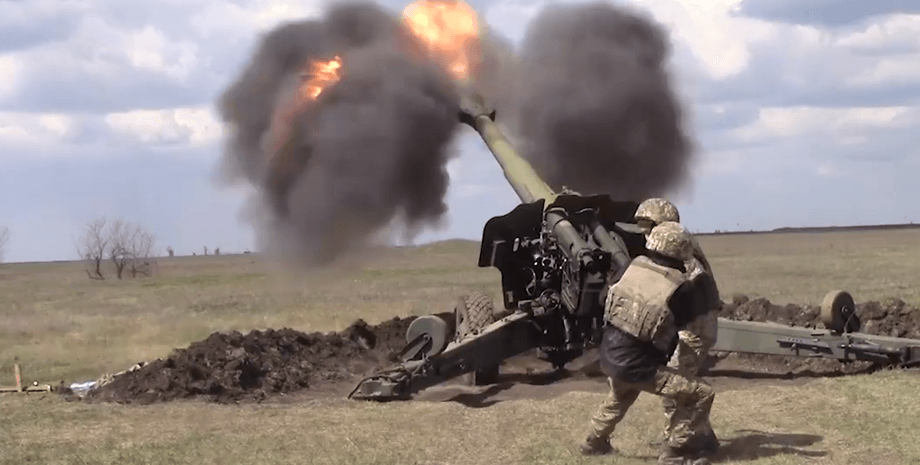 учения армии, стрельба артиллерии