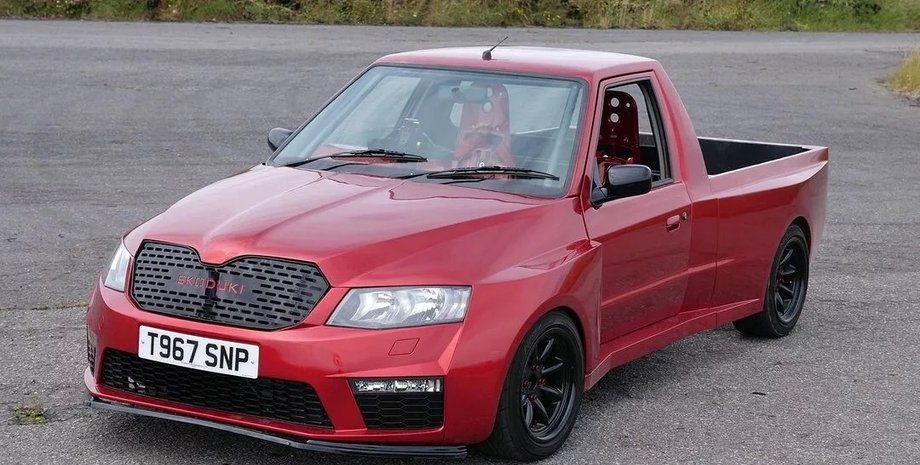 пикап шкода фелиция, Пикап Skoda Felicia, Skoda Felicia, тюнинг Skoda Felicia, Suzuki GSX-R1000