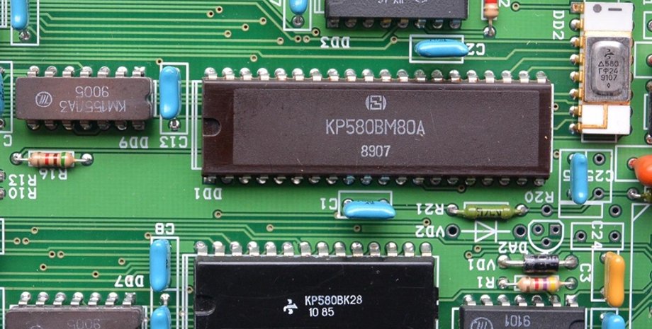 процессоры, чипы, микропроцессоры, плата