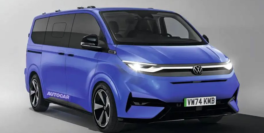 Volkswagen, Volkswagen Transporter, Авто, Автомобили, Электрокар, Электромобили, Микроавтобус, Фото
