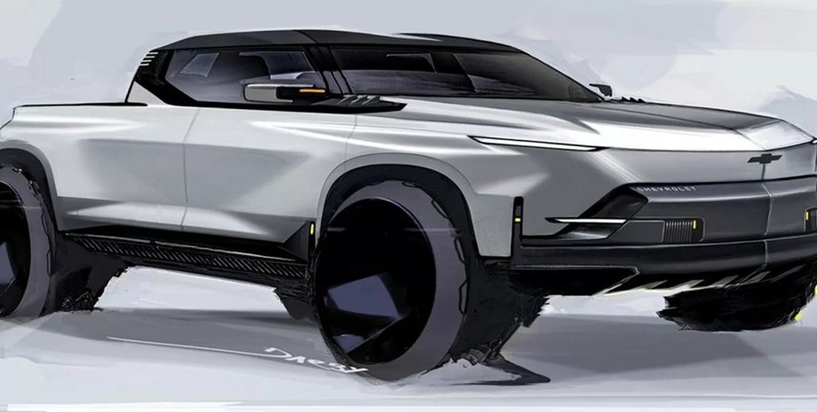 пикап шевроле, пикап Chevrolet, электромобиль Chevrolet