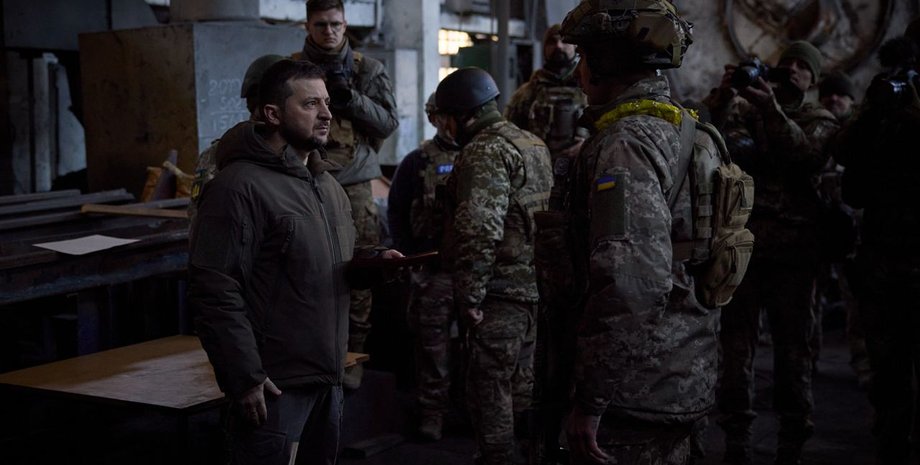 Володимир Зеленський у Бахмуті