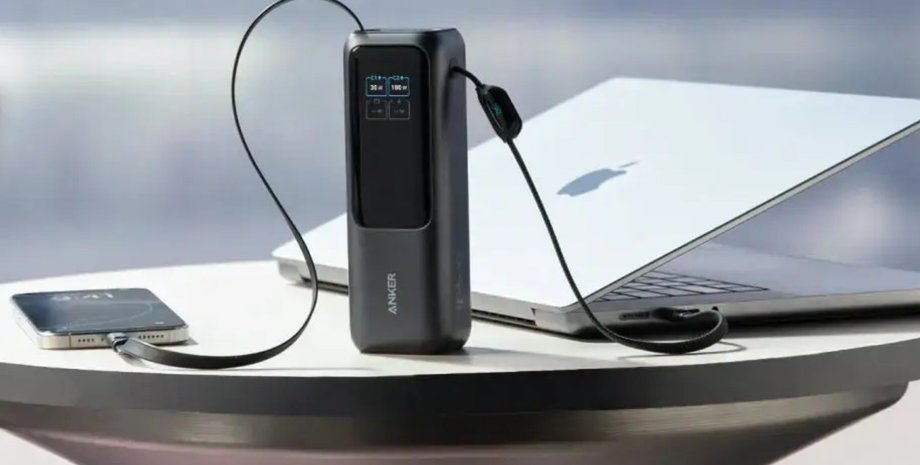 Повербанк Anker 25000 мАч 165 Вт power delivery повербанк для ноутбука