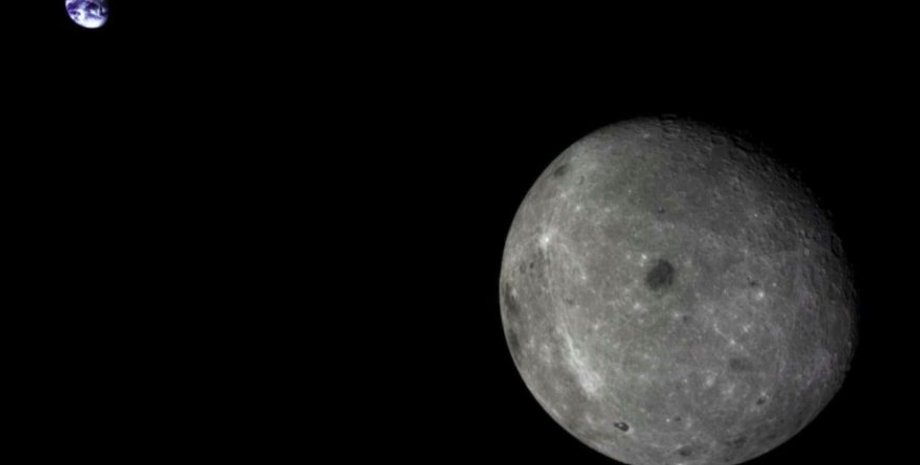 Місяць, Земля