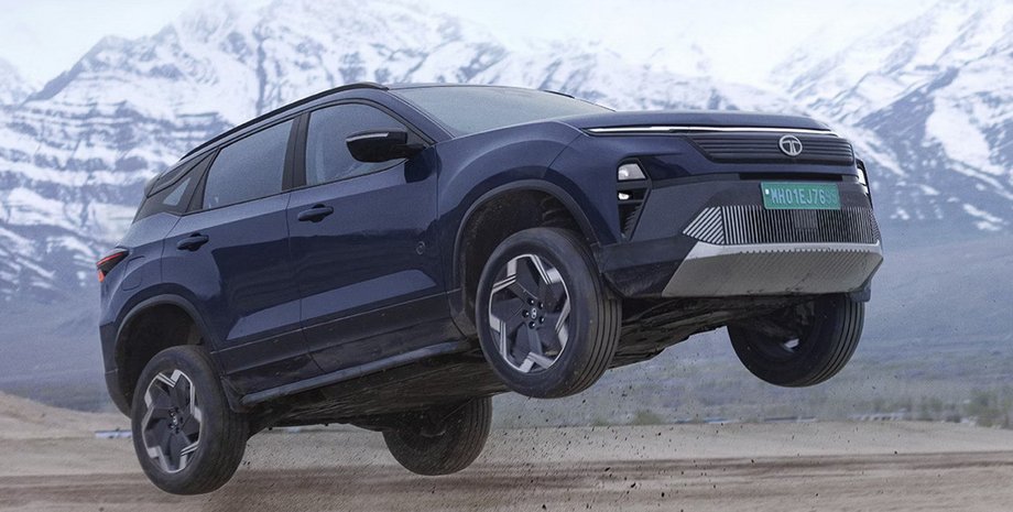 Tata Harrier EV, Tata Harrier, новая Tata Harrier, электромобиль Tata, электромобиль Tata, кроссовер Tata