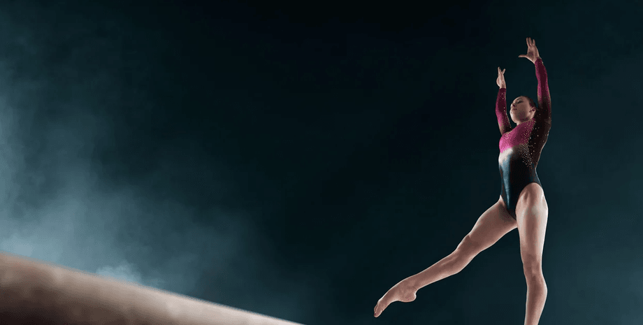 колода, гімнастка, спорт, дівчина