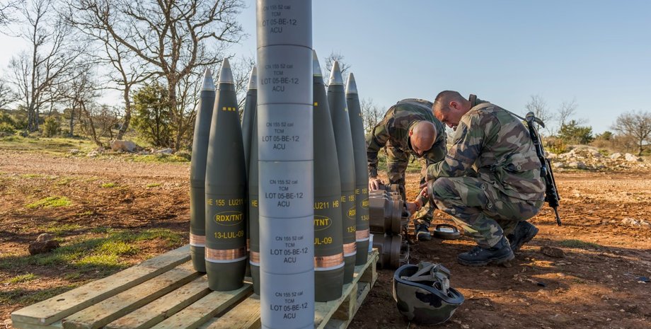155-мм боеприпасы