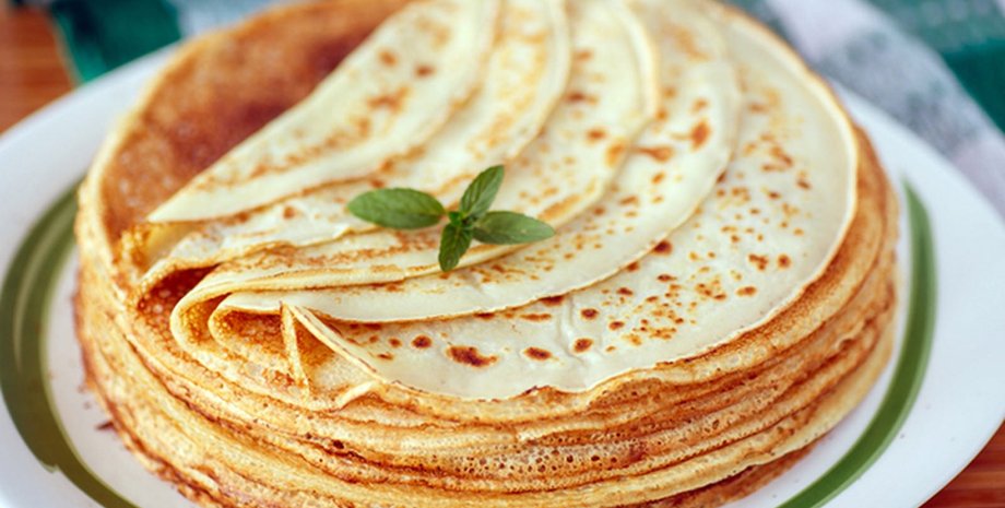 Блины, тесто, без яиц