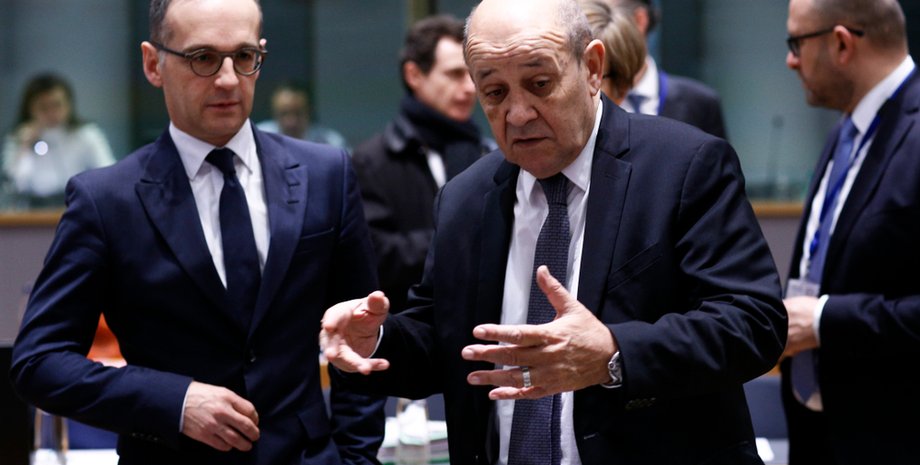 Хайко Маас и Жан-Ив Ле Дриан / Фото: aussiedlerbote.de