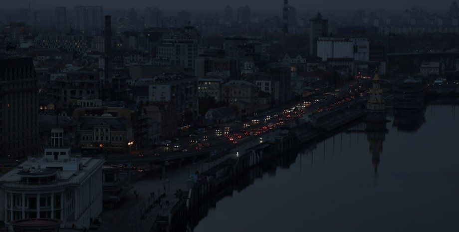 Київ, відключення світла