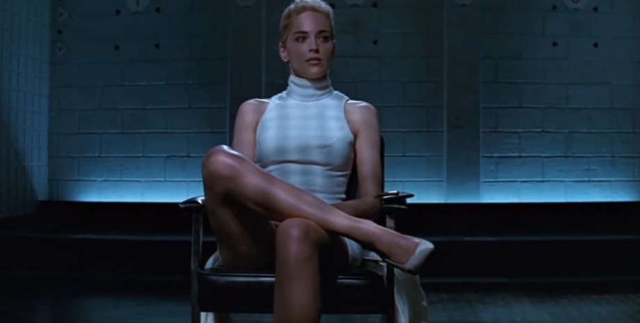 Шэрон Стоун, "Основной инстинкт", откровенные сцены