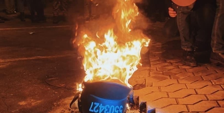 стерненко, акция, митинг, задержание