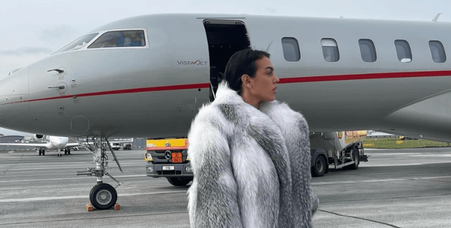 Джорджина Родригес, невеста криштиану роналду, девушка роналду, частный самолет, дети криштиану роналду