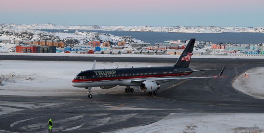 самолет Трампа в Гренландии Гренландия, Трамп Гренландия