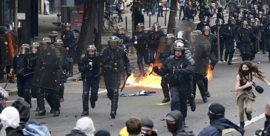 Протесты против трудовой реформы во Франции / Фото: Reuters