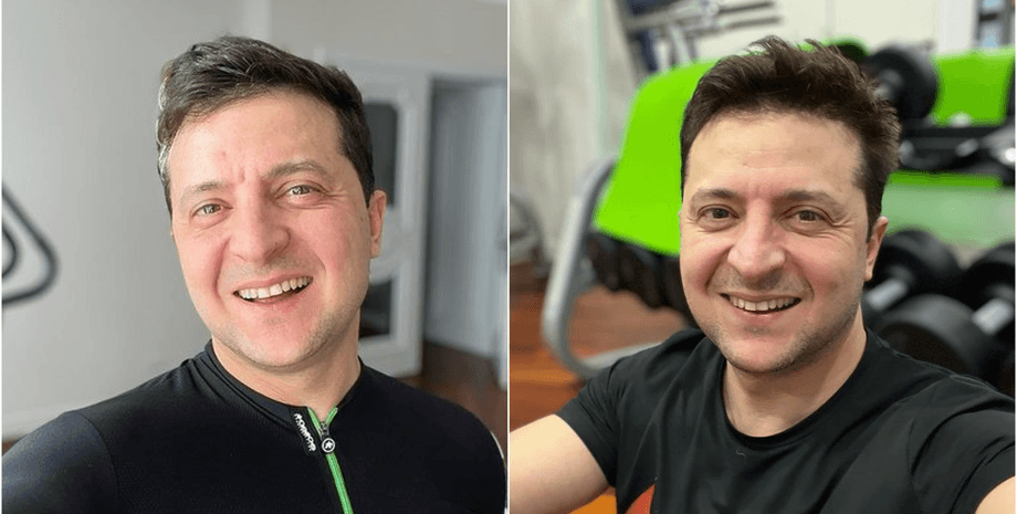 Сєдина Зеленського, Зеленський посивів, Зеленський сивий, Зеленський у спортзалі, Зеленський Instagram