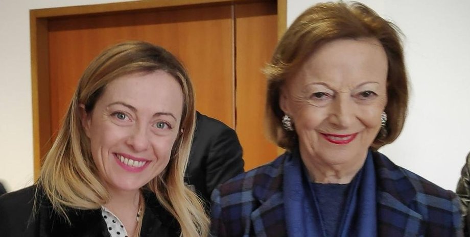 Джорджія Мелоні та Марія Франка Ферреро Джорджія Мелоні та Марія Франка Ферреро