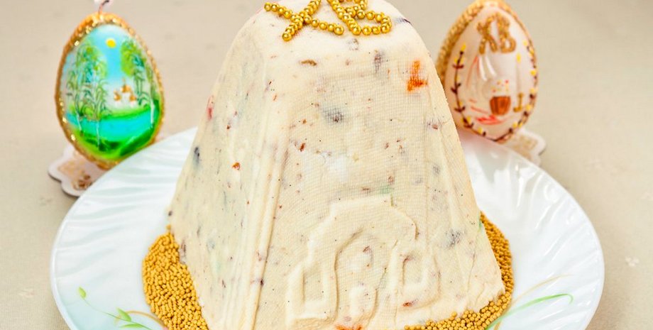 Творожная пасха, пасха из творога, пасхальный стол