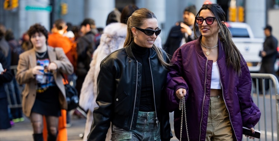 бомбер модный образ бомбер, зимняя одежда, модные тренды 2023, модные тенденции