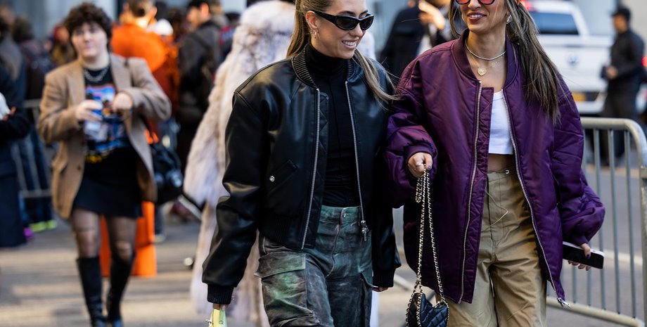 бомбер, зимняя одежда, модные тренды 2023, модные тенденции