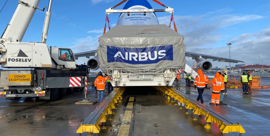 Антонов, АН-124, Руслан, SpaceX