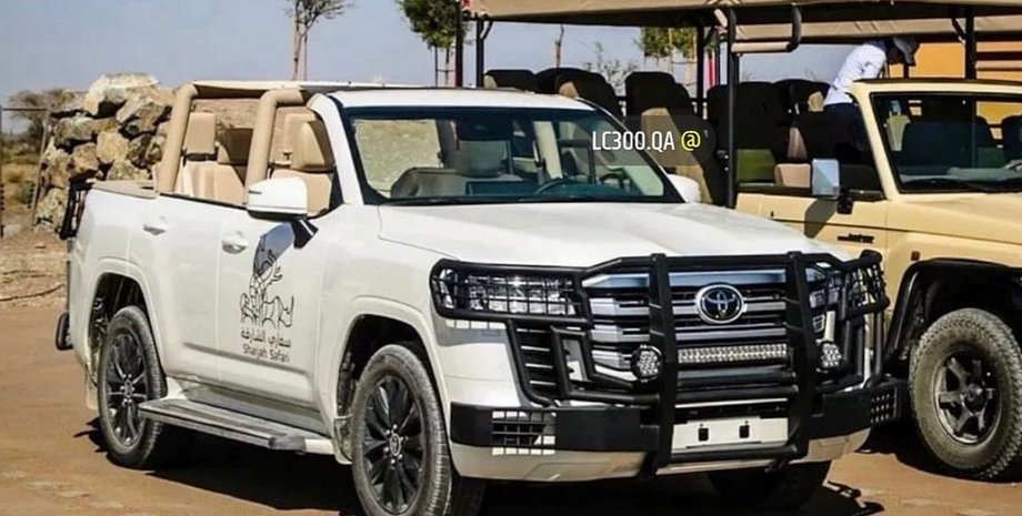 Кабриолет Toyota Land Cruiser 300, Toyota Land Cruiser 300, Toyota Land Cruiser, тюнинг Toyota Land Cruiser 300