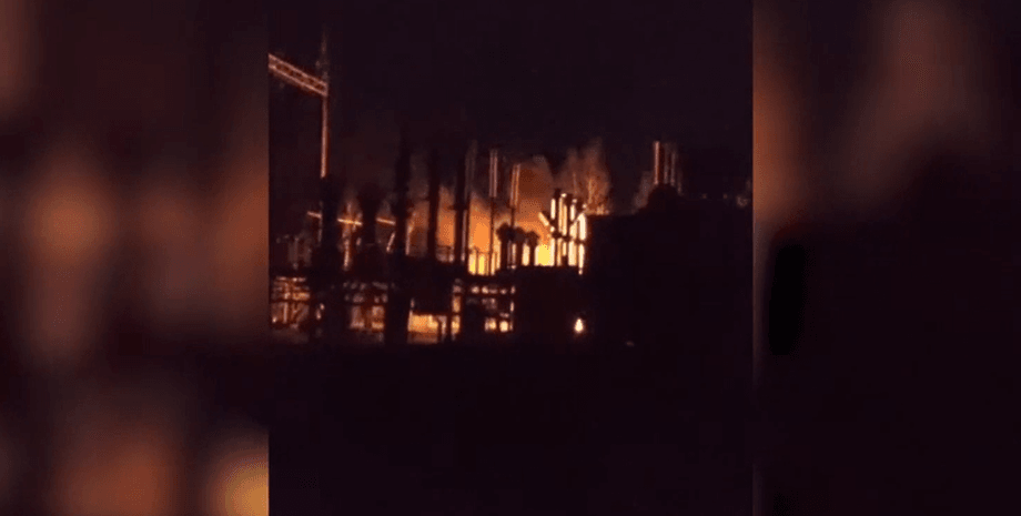 Брянськ, пожежа, підстанція, Росія, ГУР, війна в Україні, фото