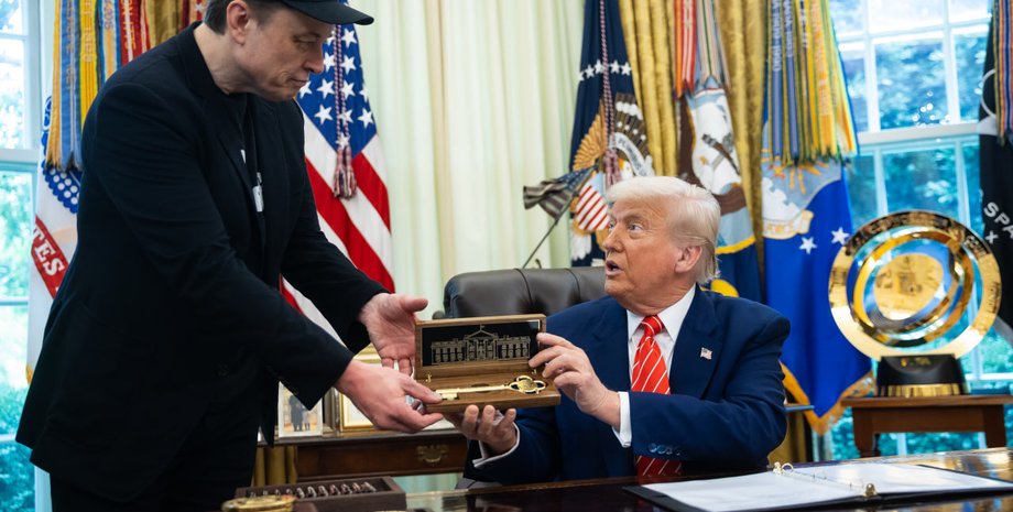 Ілон Маск та Дональд Трамп