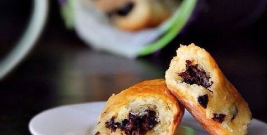 булочки с шоколадом булочки с шоколадом, выпечка