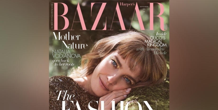 Harper's Bazaar, Наталья Водянова, обложка