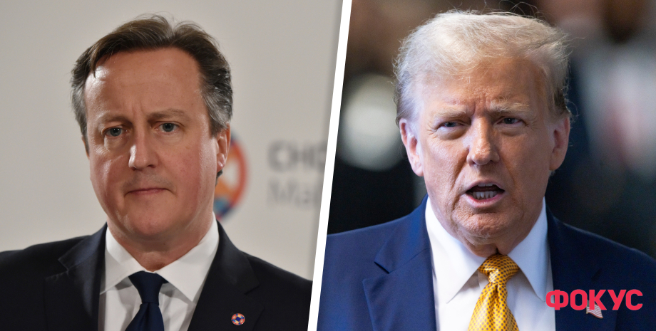 Трамп и Кэмерон, глава МИД Великобритании, экс-президент США, переговоры по Украине