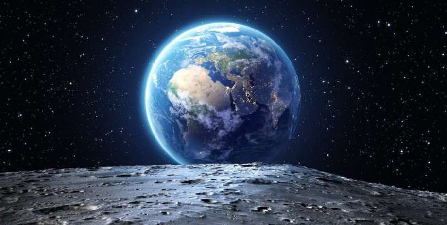 земля, луна