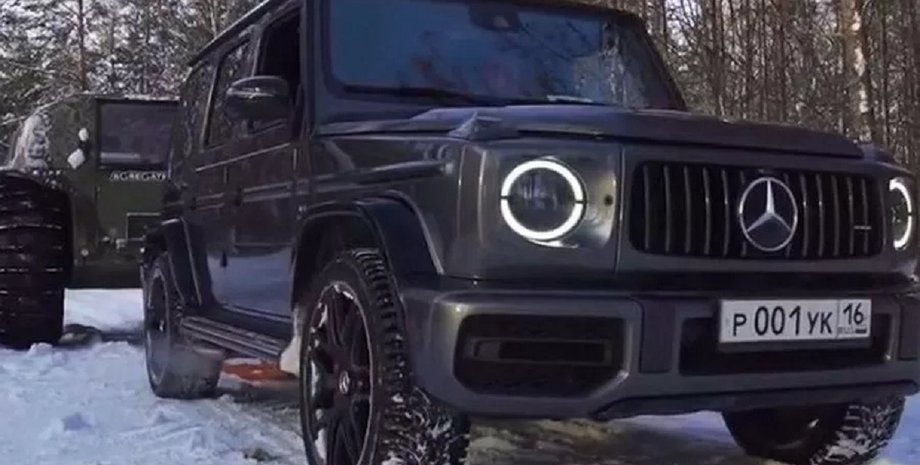 український всюдихід, всюдихід Sherp, Mercedes-AMG G63, Гелендваген, перетягування каната