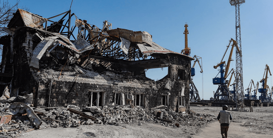 Разрушения в Мариуполе