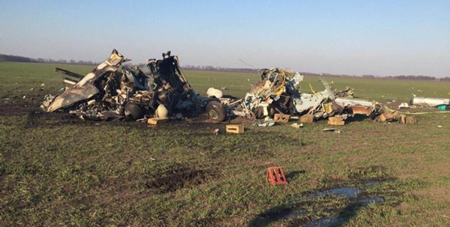 Место крушения Ми-24 / Фото: fakty.ictv.ua